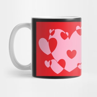 Bundle of Love - Pink and Red Mug